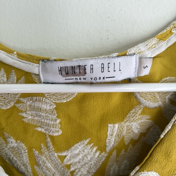 HUNTER BELL Mustard Grayson Top Size Small - Picture 5 of 8